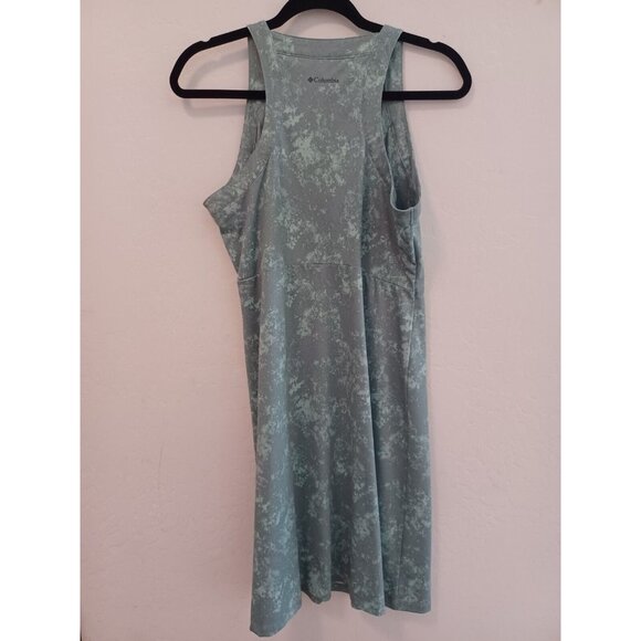 Columbia Dress Womens Sz M Green Sleeveless Active Hiking Performance Stretch - Picture 3 of 9